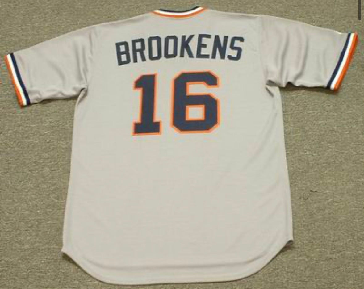 Tom Brookens 1984 Detroit Tigers Official MLB Majestic product image 1