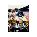Joe Montana & Dan Marino Autographed 8x10 Upper Deck product image 1, provided for visual reference and product detail review