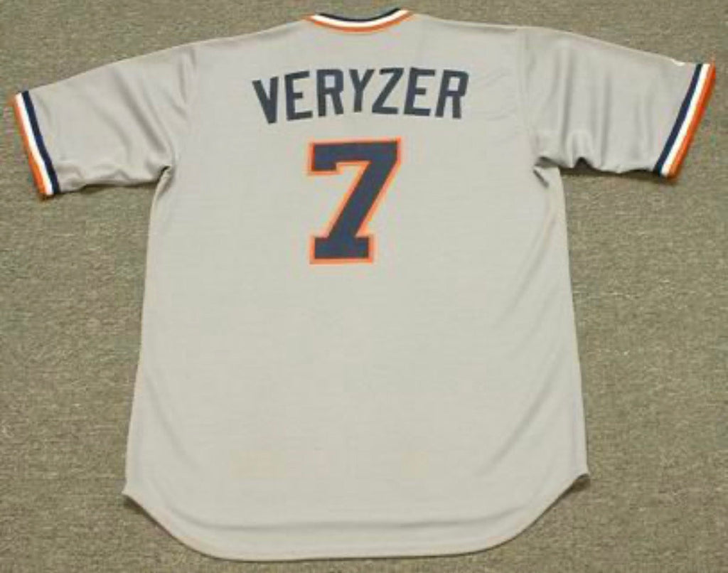 Tom Veryzer Detroit Tigers Official MLB Majestic Jersey product image 1