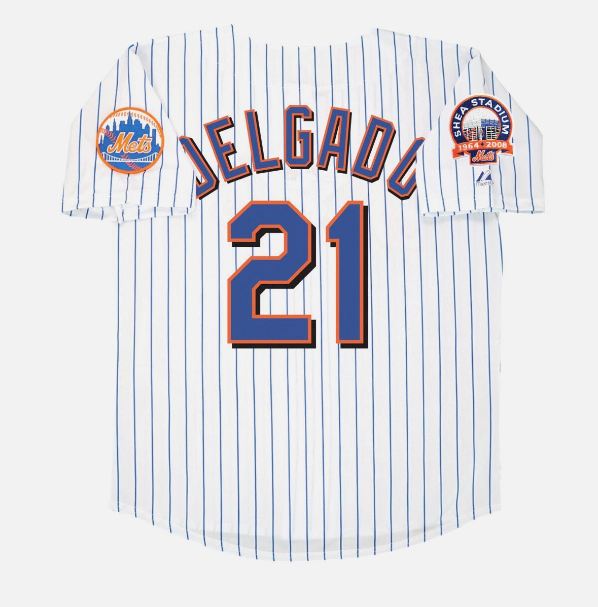 Carlos Delgado New York Mets Official MLB Majestic Jersey product image 1