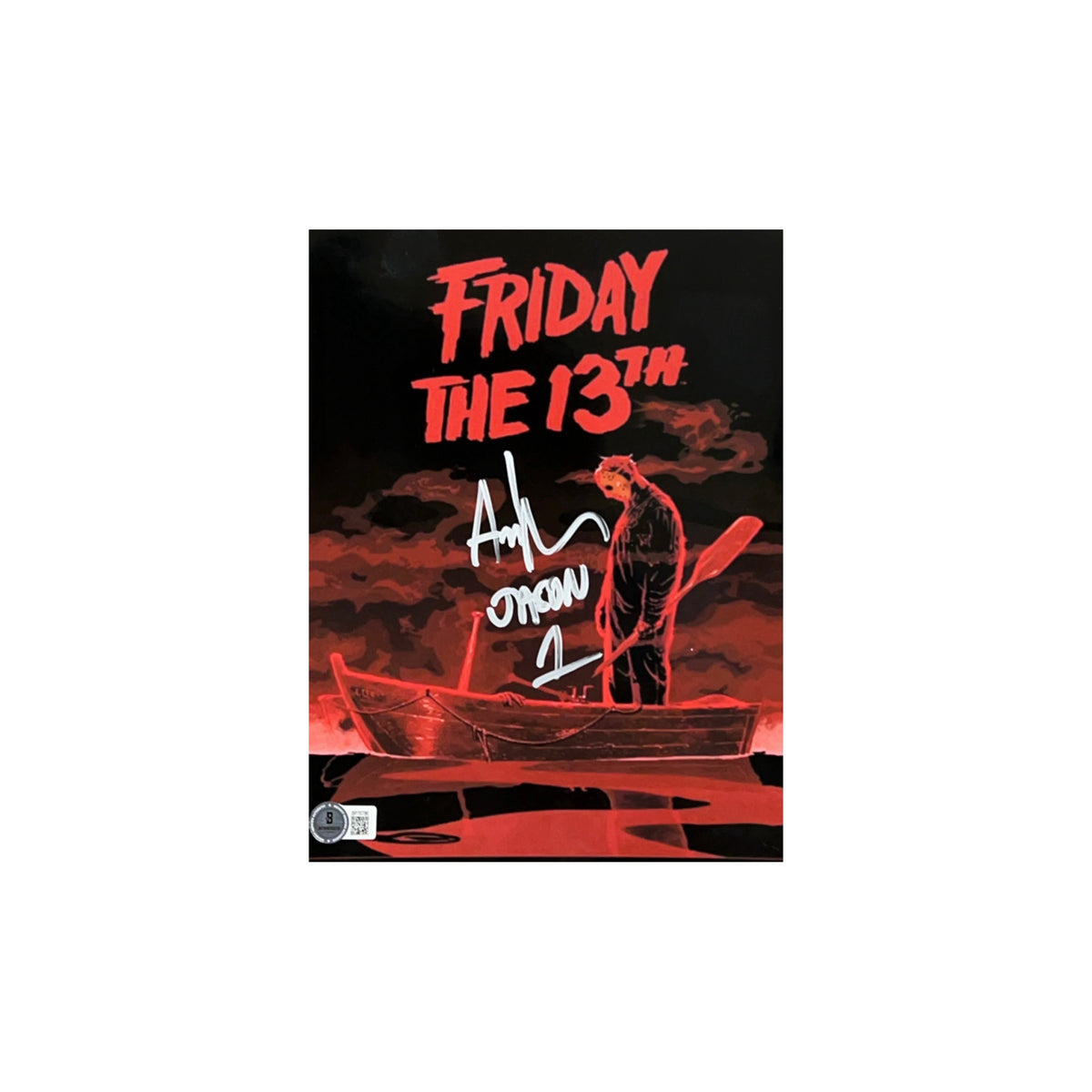 Ari Lehman Autographed Friday The 13th Red Boat 8x10 Beckett product image 1, provided for visual reference and product