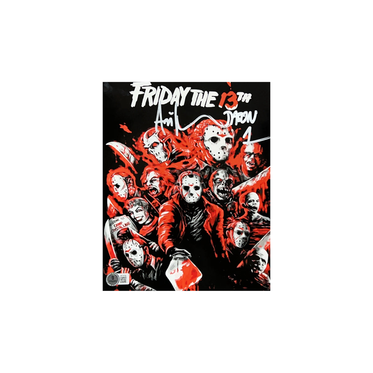 Ari Lehman Autographed Friday The 13th Multiple Characters Edit 8x10 Beckett product image 1, provided for visual reference