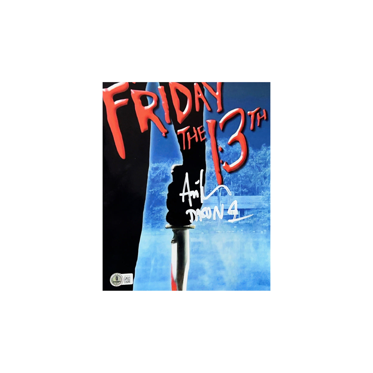 Ari Lehman Autographed Friday The 13th Classic Movie Poster 8x10 Beckett product image 1, provided for visual reference and