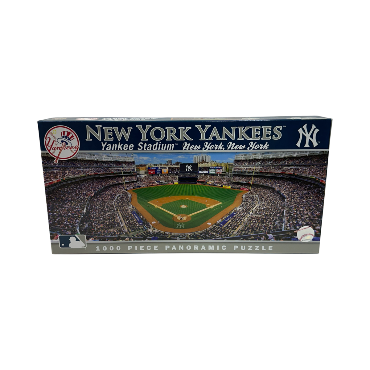 New York Yankees 1000 Piece Panoramic Puzzle MLB product image 1, provided for visual reference and product detail review