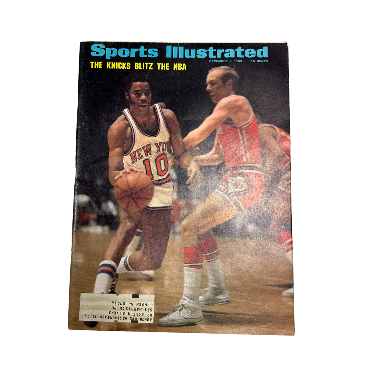 1969 Walt Frazier Sports Illustrated New York Knicks product image 1, provided for visual reference and product detail review