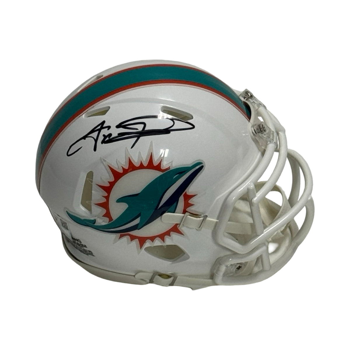 Tua Tagovailoa Autographed Miami Dolphins Mini Helmet Fanatics product image 1, provided for visual reference and product