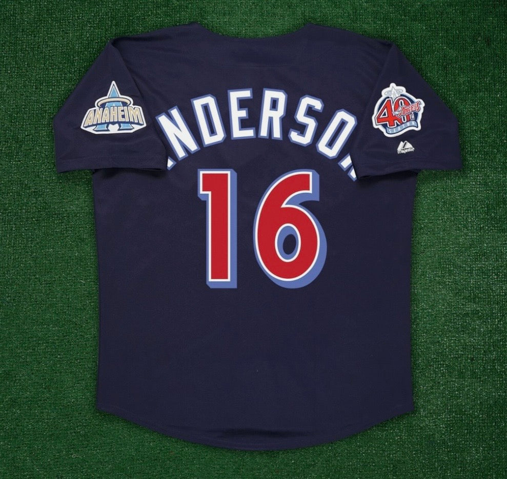 Garrett Anderson Anaheim Angels Official MLB Majestic Jersey product image 1