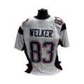 Wes Welker White New England Patriots Autographed Jersey JSA product image 1, provided for visual reference and product