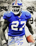 Brandon Jacobs Autographed New York Giants Spotlight 11x14 Photo Beckett BAS product image 1, provided for visual reference
