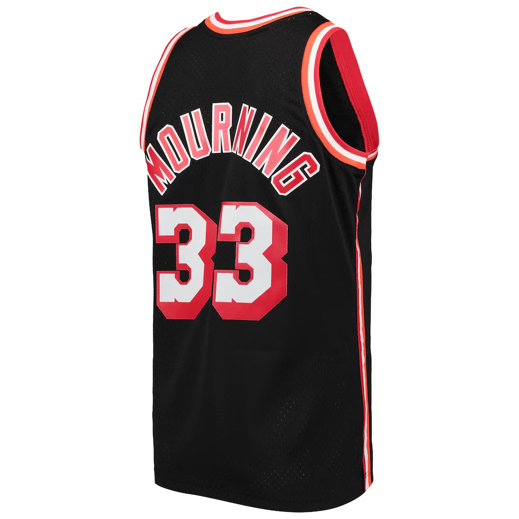 Alonso Mourning YOUTH KIDS Miami Heat Jersey Mitchell & product image 3