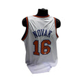Steve Novak Autographed New York Knicks White Jersey Inscribed Novakaine Beckett BAS product image 1, provided for visual