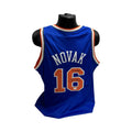 Steve Novak Autographed New York Knicks Blue Jersey Inscribed Novakaine Beckett BAS product image 1, provided for visual
