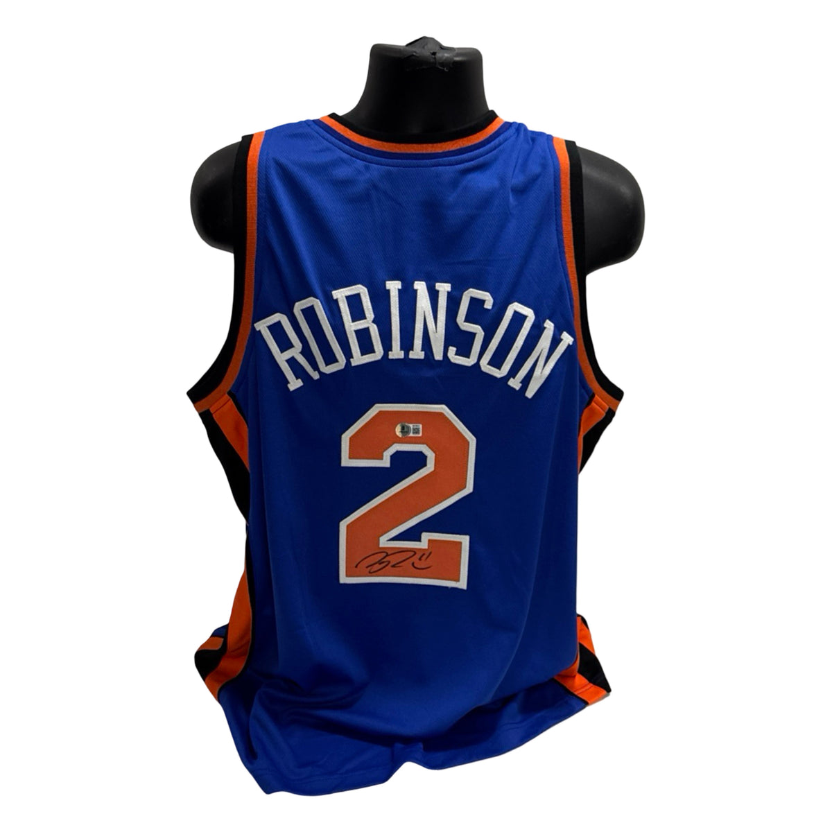 Nate Robinson Autographed New York Knicks Classic Blue #2 Jersey Beckett product image 1, provided for visual reference and