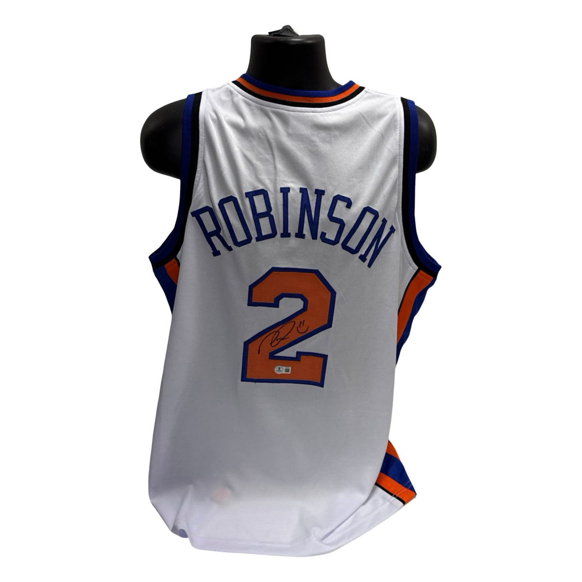 Nate Robinson Autographed New York Knicks Classic White #2 Jersey Beckett product image 1, provided for visual reference and