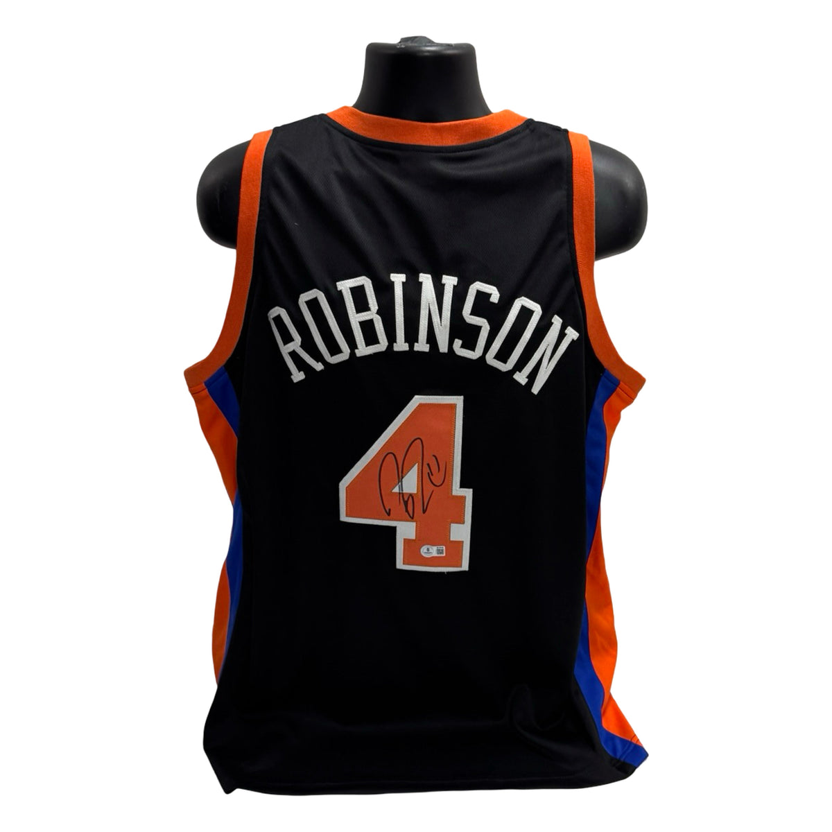 Nate Robinson Autographed New York Knicks Classic Black Jersey Beckett product image 1, provided for visual reference and