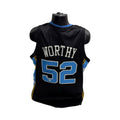 James Worthy Autographed North Carolina Black Jersey BAS product image 1, provided for visual reference and product detail