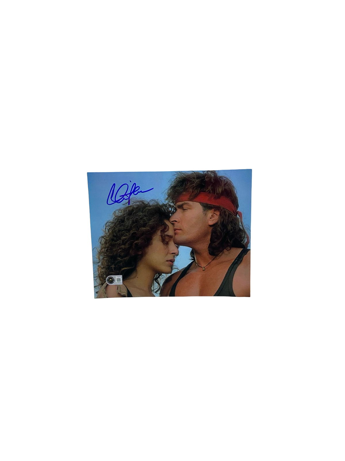 Charlie Sheen Autographed Hot Shots Movie Dual 8x10 Beckett BAS product image 1, provided for visual reference and product
