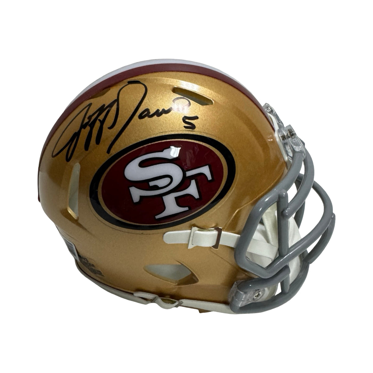 Jeff Garcia Autographed San Francisco 49ers Speed Mini Helmet Beckett BAS product image 1, provided for visual reference and