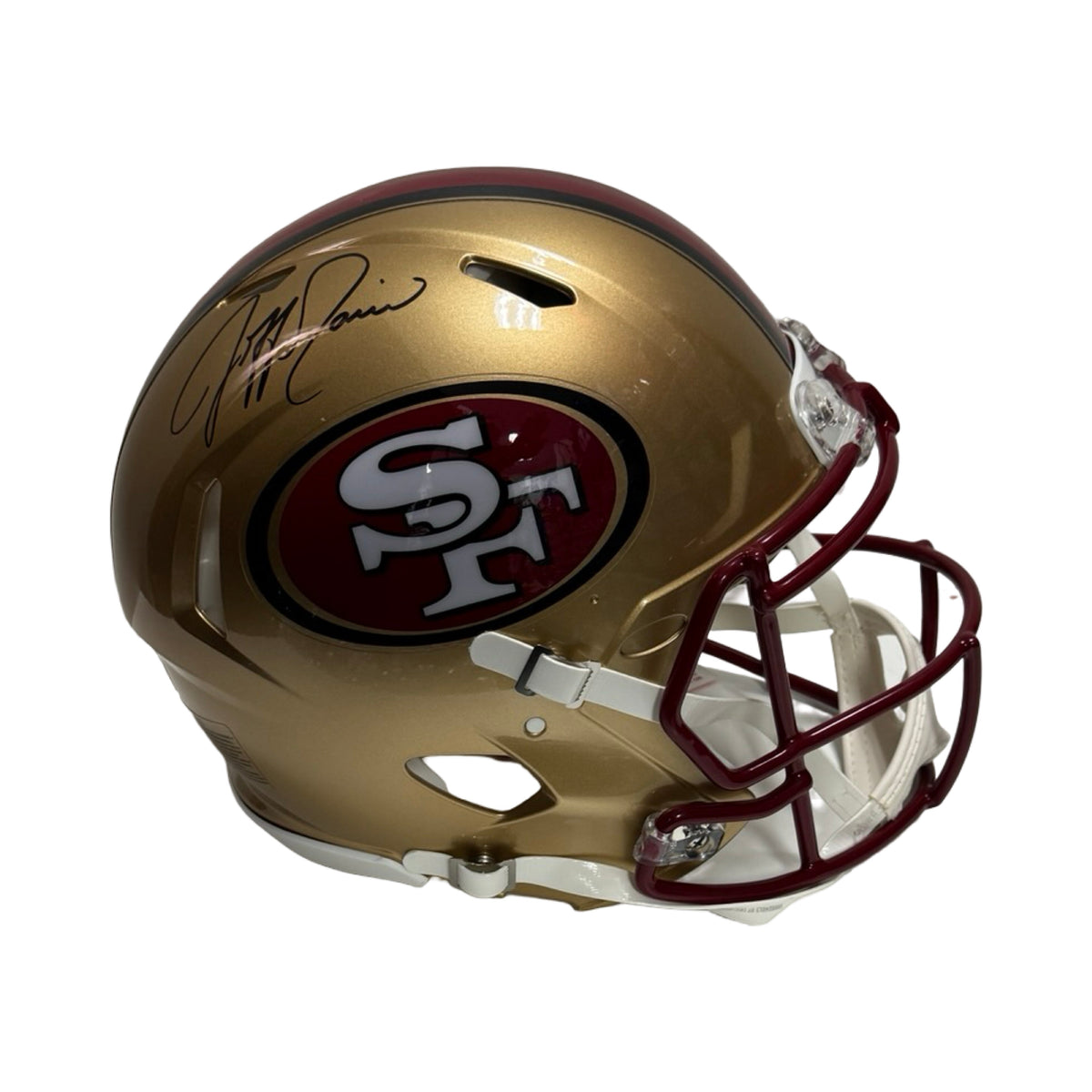 Jeff Garcia Autographed San Francisco 49ers Authentic Helmet Beckett BAS product image 1, provided for visual reference and