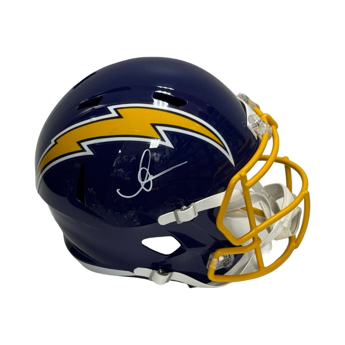 Anthony Miller Autographed Los Angeles Chargers Replica Helmet JSA product image 1, provided for visual reference and