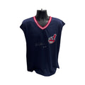 Charlie Sheen Autographed Major League Ricky Vaughn Cleveland Indians Blue Cutoff Jersey BAS product image 1, provided for