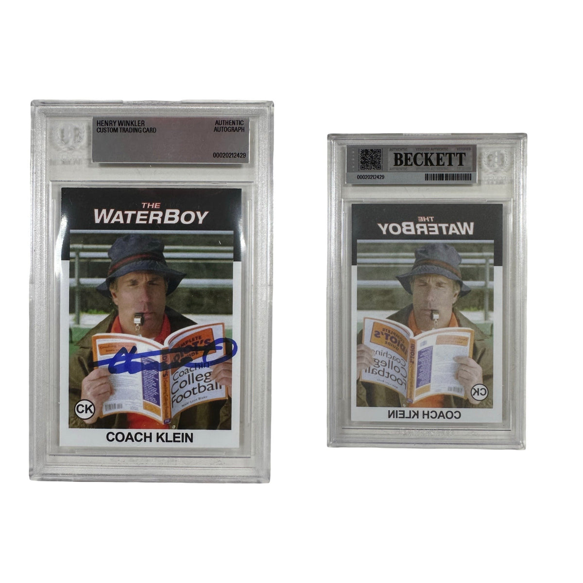 Henry Winkler The Waterboy Coach Klein Beckett Trading Card product image 1, provided for visual reference and product