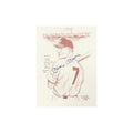 Mickey Mantle Autographed New York Yankees Vertical 9x11 Print JSA product image 1, provided for visual reference and