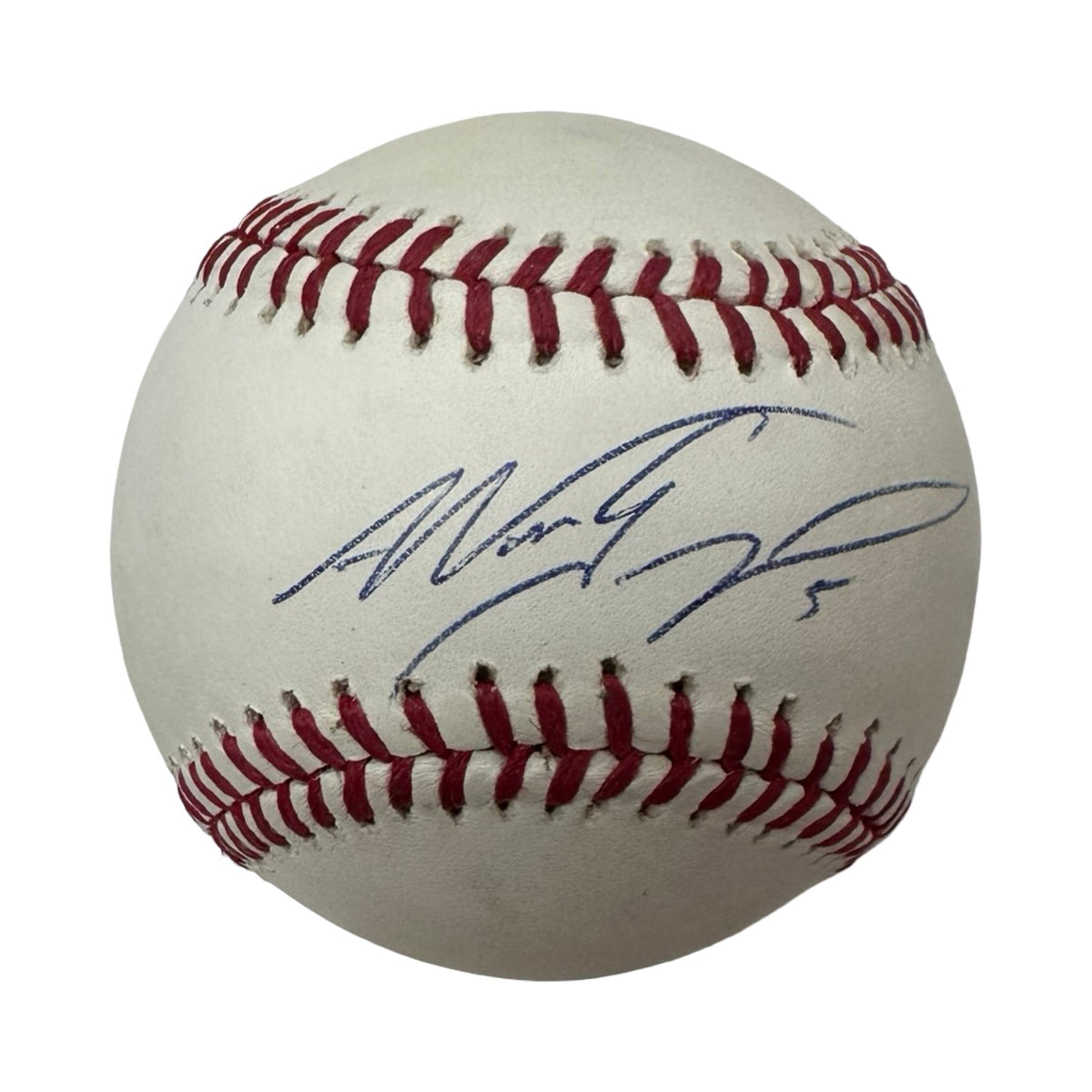 Nomar Garciapara Autographed Boston Red Sox OMLB JSA COA product image 1, provided for visual reference and product detail
