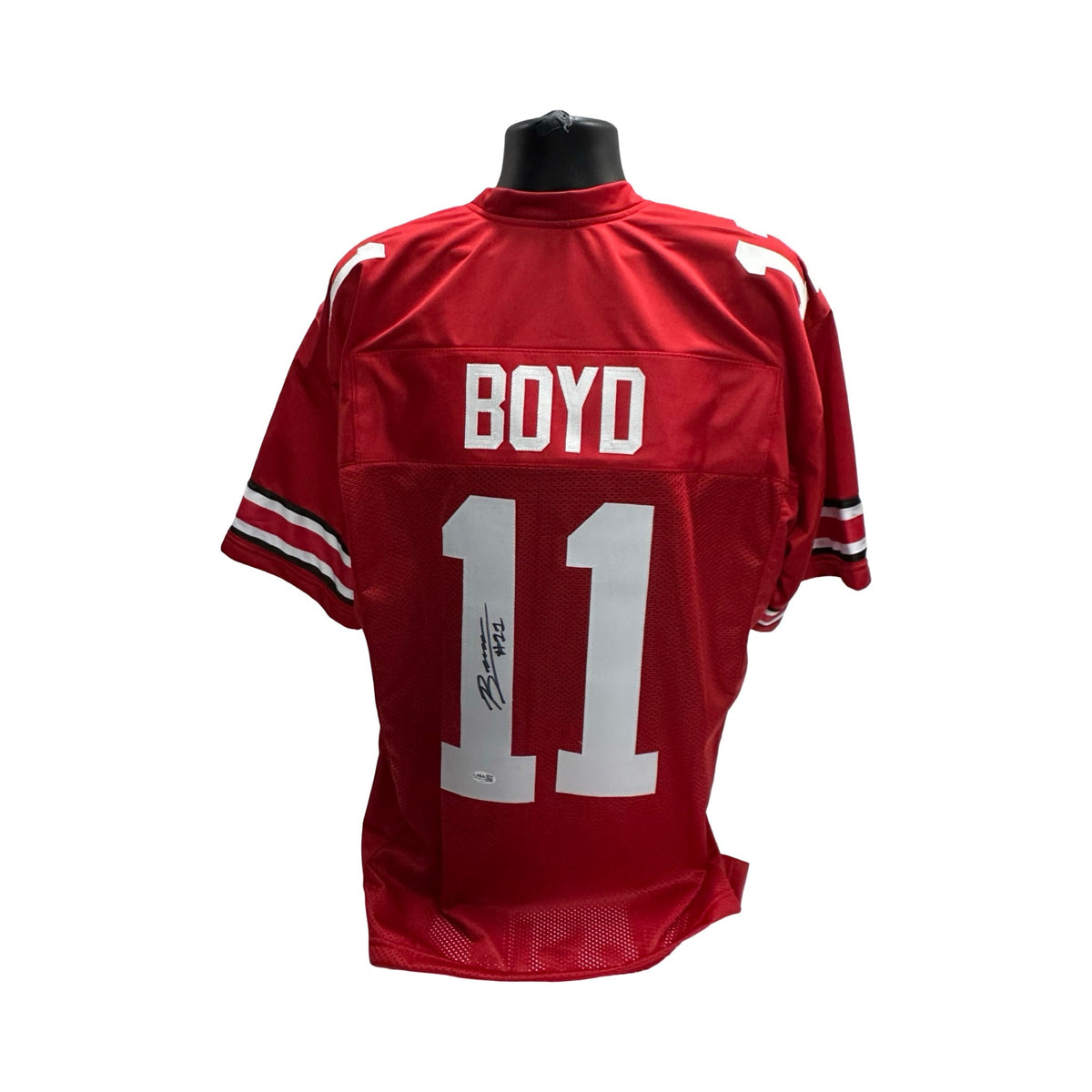 Brock Boyd Ohio State Buckeyes Red Jersey JSA COA product image 1, provided for visual reference and product detail review