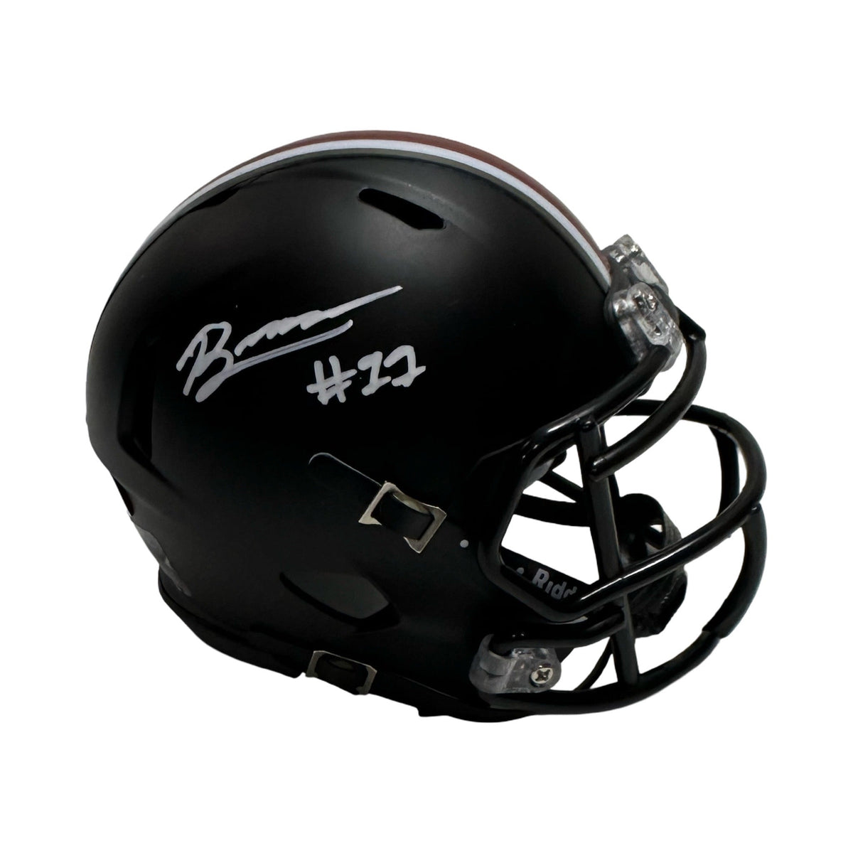 Brock Boyd Ohio State Buckeyes Black Mini Helmet JSA COA product image 1, provided for visual reference and product detail