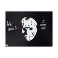 Ari Lehman Autographed Friday The 13th Jason Black Out 11x14 "I Never Die! Jason 1" Inscription Steiner CX product image 1,