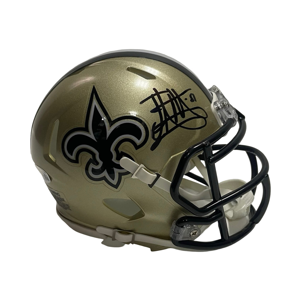 Jonathan Vilma Autographed New Orleans Saints Mini Helmet JSA product image 1, provided for visual reference and product