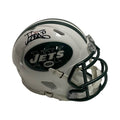 Jonathan Vilma Autographed New York Jets White Mini Helmet JSA product image 1, provided for visual reference and product