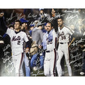 1986 New York Mets Team Autographed Walking With Champagne 16x20 Horizontal JSA product image 1, provided for visual