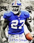 Brandon Jacobs Autographed New York Giants Inscribed "2x SB Champs" Spotlight 11x14 Photo Beckett BAS product image 1,