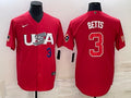 Mookie Betts USA baseball YOUTH KIDS Official Nike Jersey product image 1