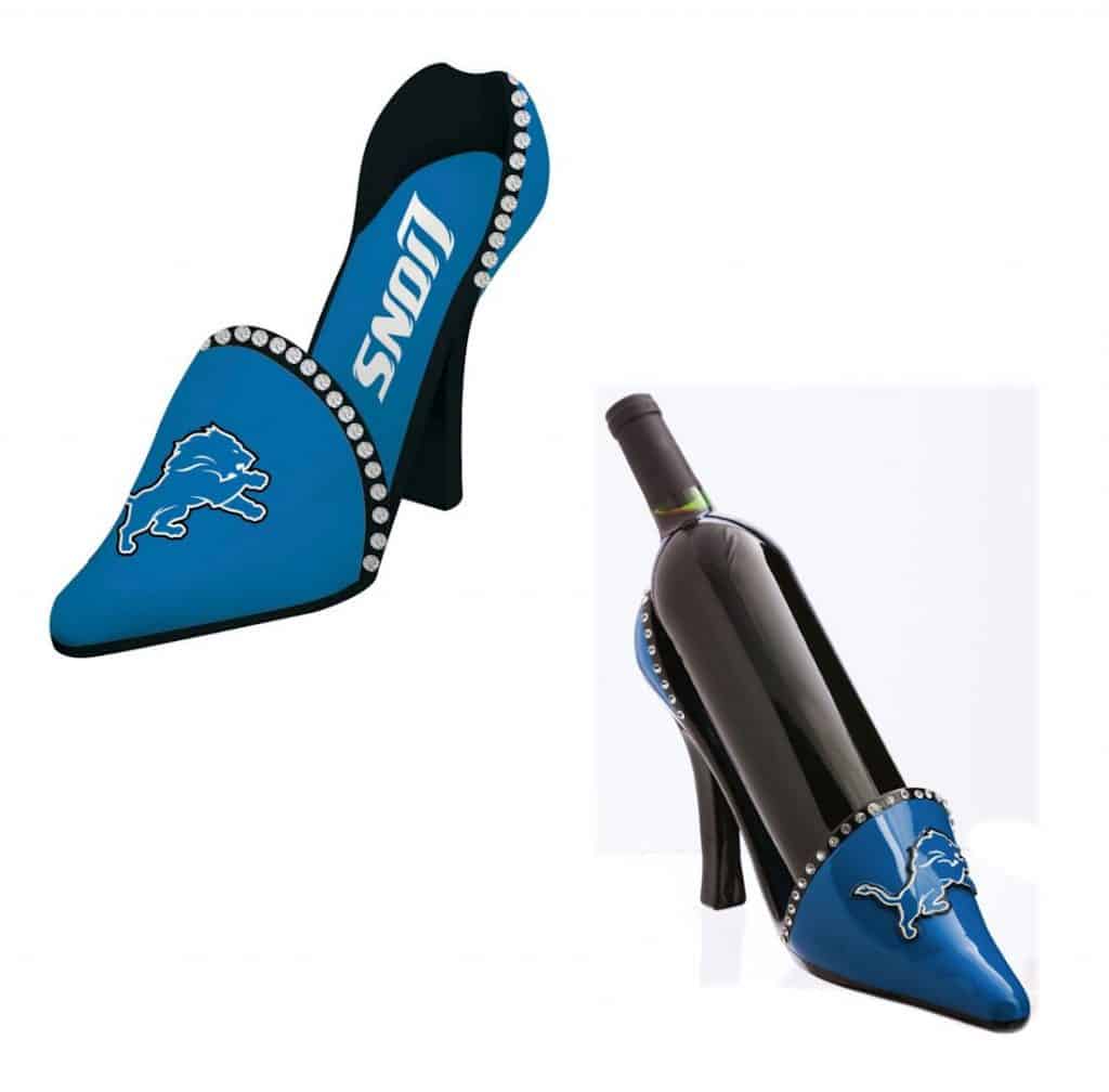 Detroit Lions Official NFL Decorative Wine bottle holder product image 1