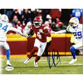 Rashee Rice Autographed Kansas City Chiefs Red Jersey Running 8x10 Photo JSA COA product image 1, provided for visual