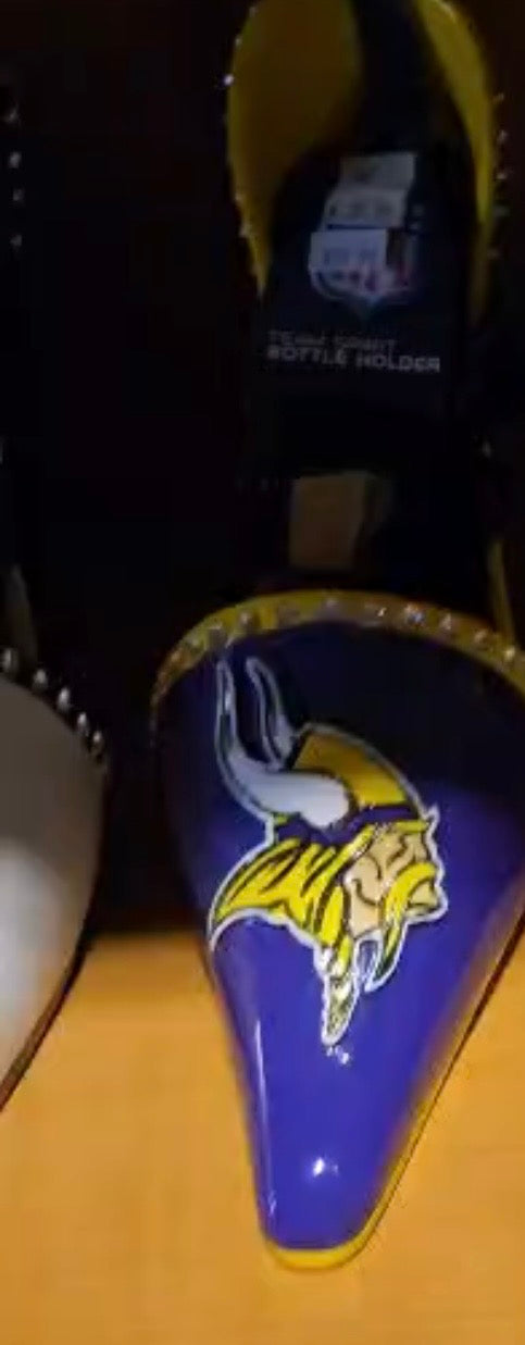 Minnesota Vikings Official NFL Decorative Wine bottle product image 3