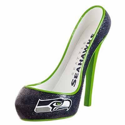 Seattle Seahawks Official NFL Decorative Wine bottle holder product image 1