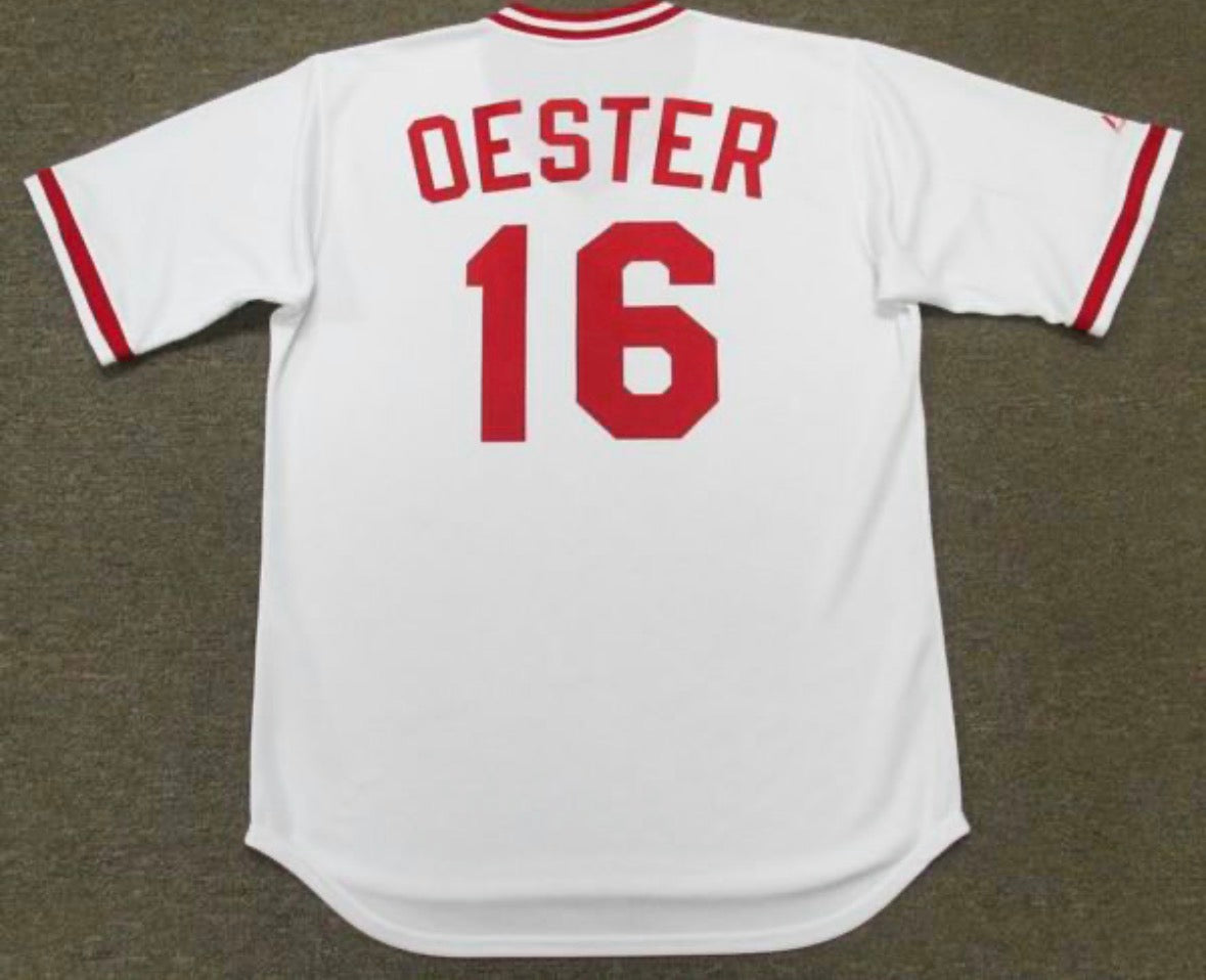 Ron Oester Cincinnati Reds Official MLB Majestic Jersey product image 1