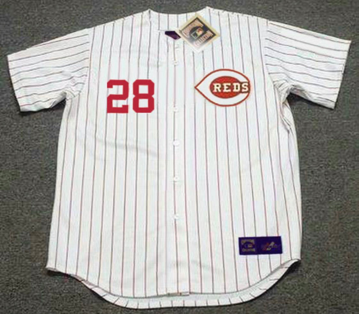 Vada Pinson Cincinnati Reds Official MLB Majestic Jersey product image 2
