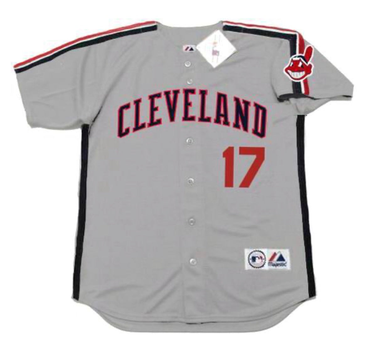 Bob Ojeda Cleveland Indians Official MLB Majestic Jersey product image 2