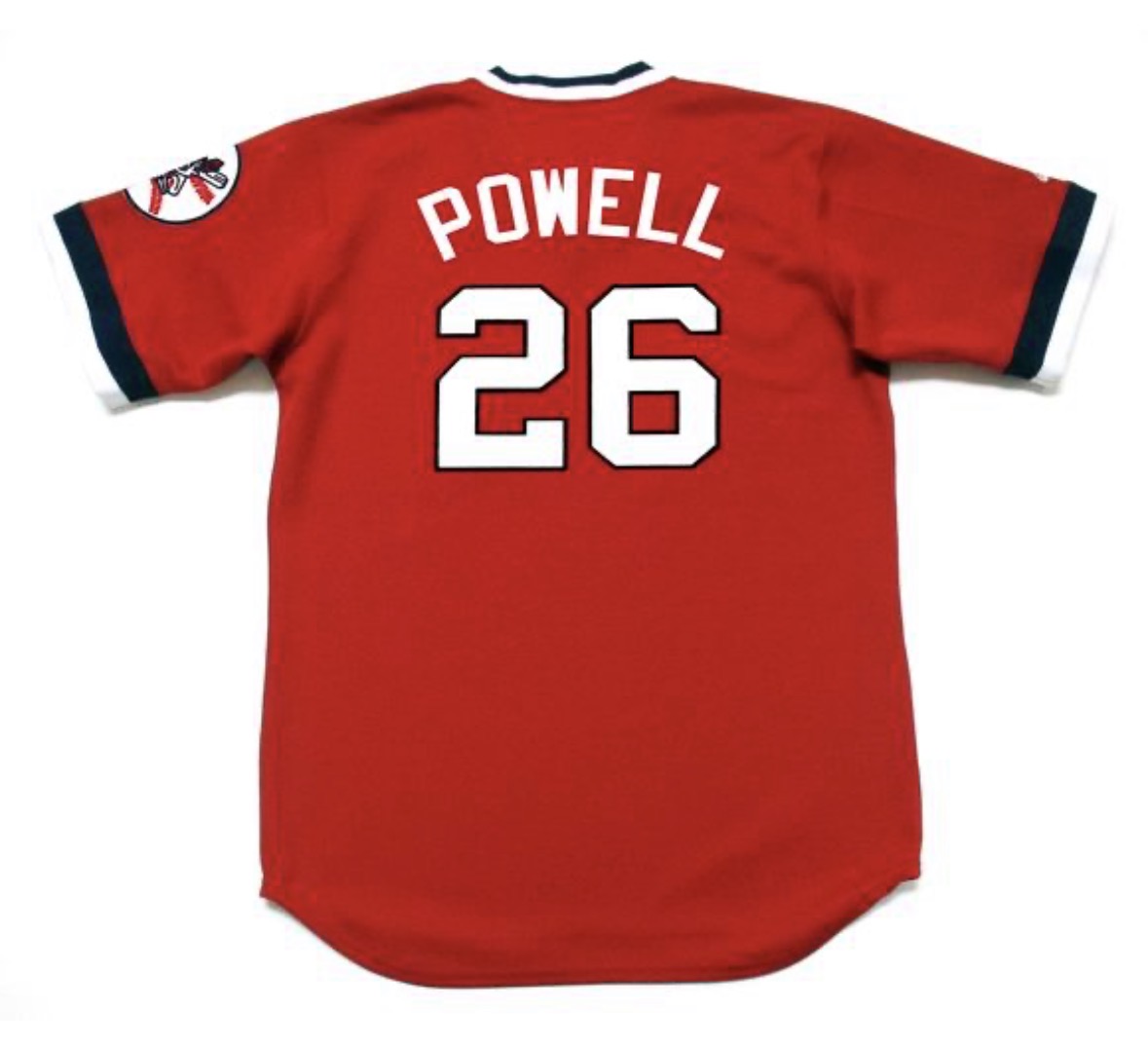 Boog Powell Cleveland Indians Official MLB Majestic Jersey product image 1