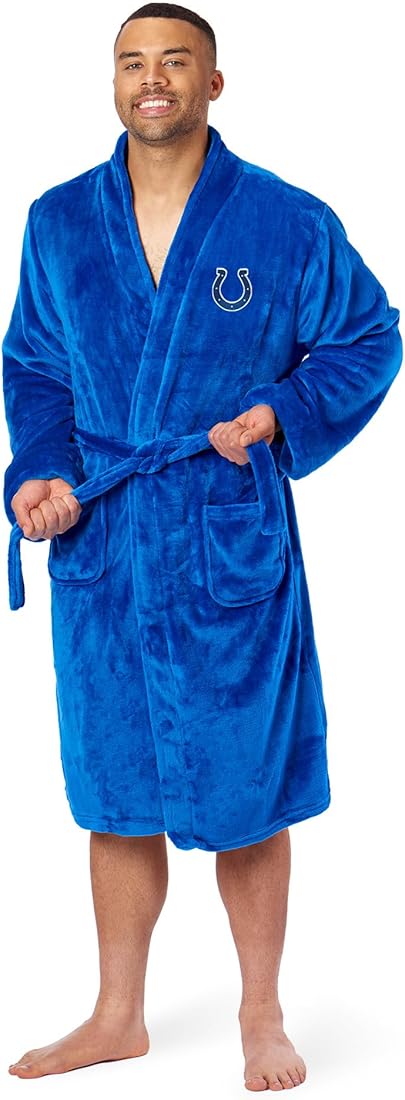 Indianapolis Colts Men’s/Woman Official NFL bath robe 26x47 product image 1