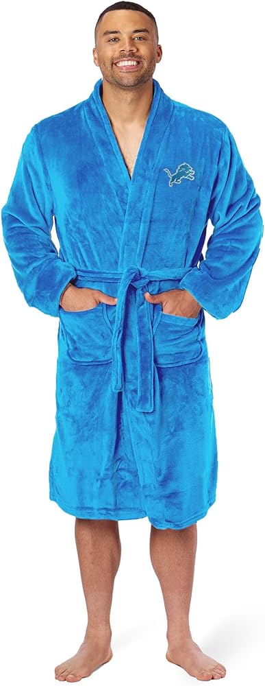 Detroit Lions robe Men’s/Woman Official NFL bath 26x47 one product image 1