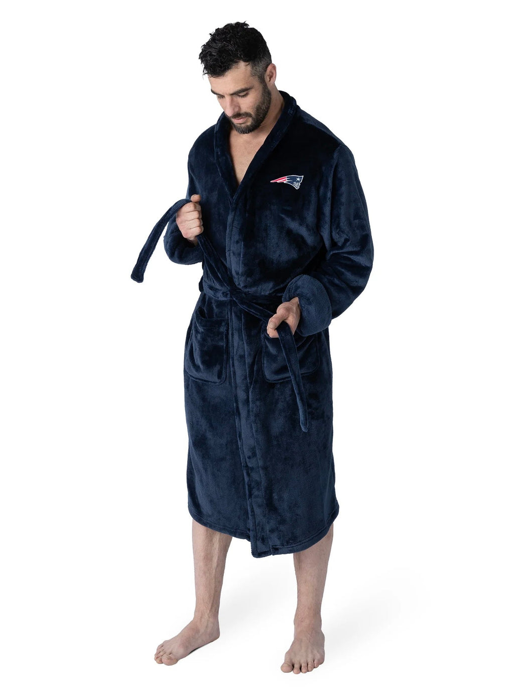 New England Patriots Men’s/Woman Official NFL bath robe product image 1