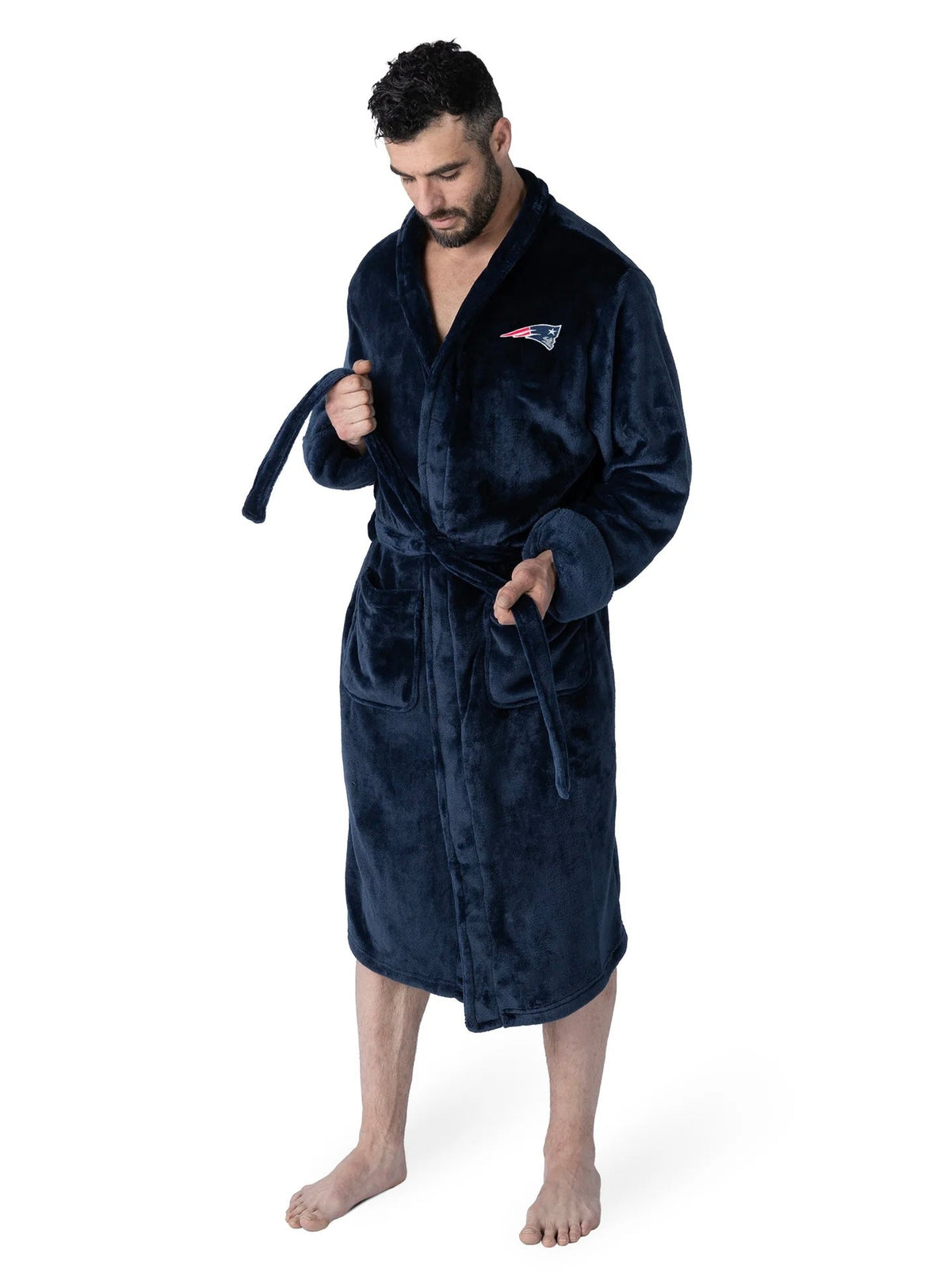 New England Patriots Men’s/Woman Official NFL bath robe product image 1