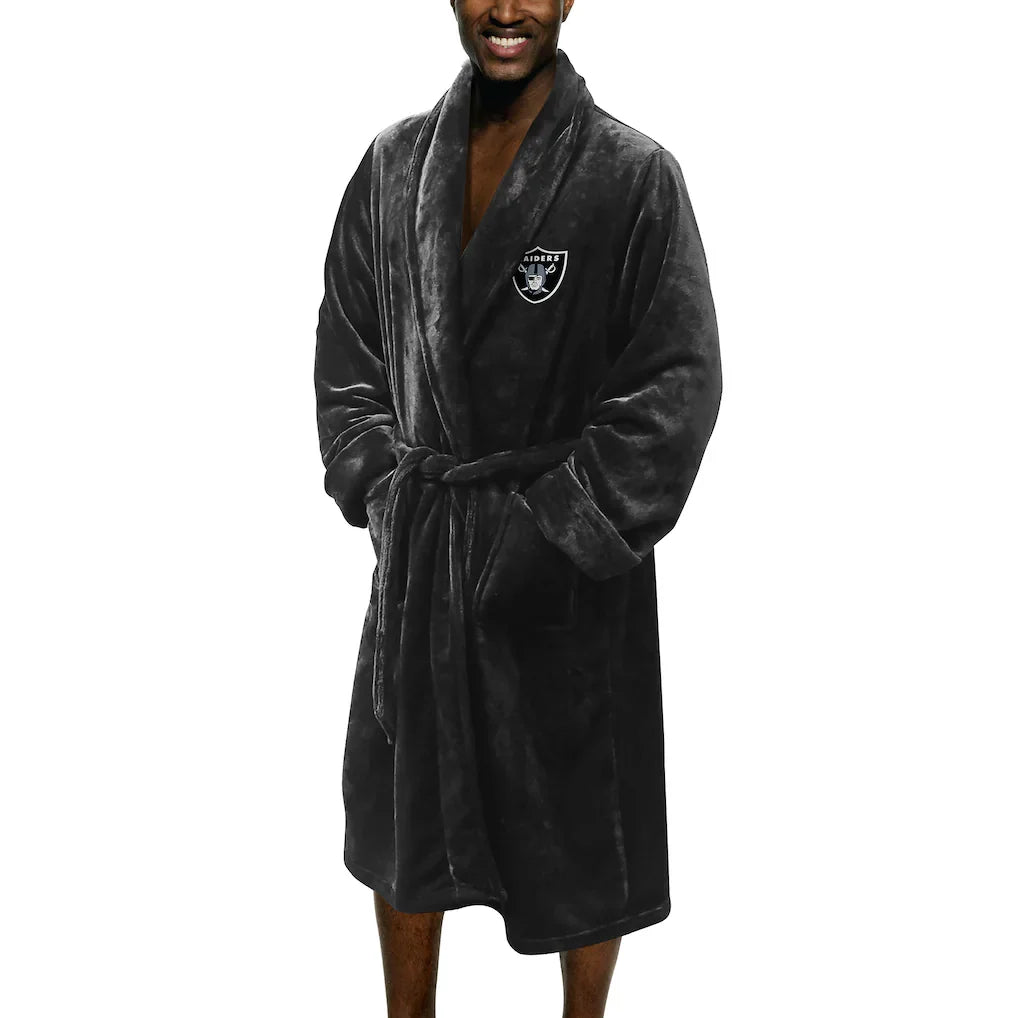 Las Vegas Raiders Men’s/Woman Official NFL bath robe 26x47 product image 1