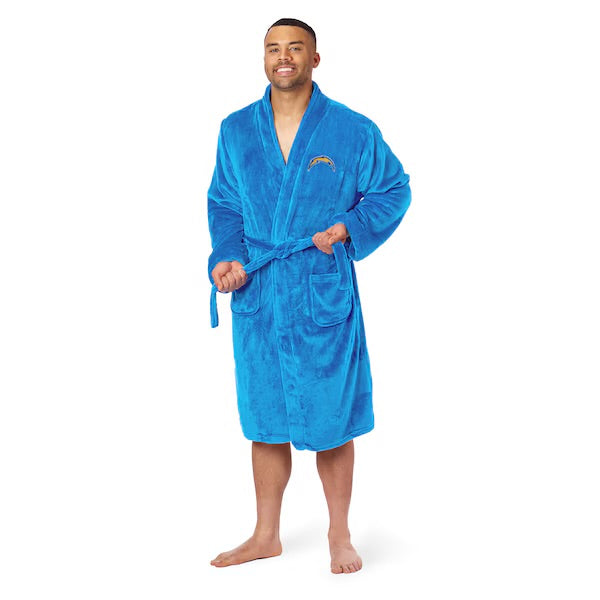 Los Angeles Chargers Men’s/Woman Official NFL bath robe product image 1